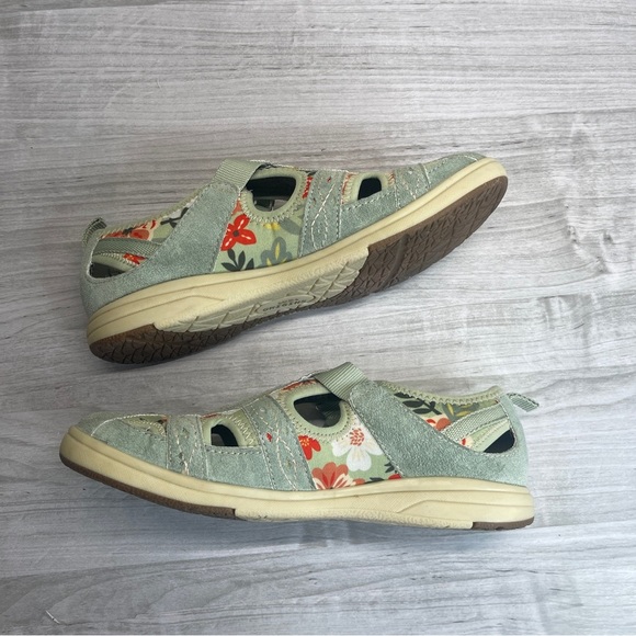 Earth Origins Effie Dusty Green Suede Fisherman Comfort Sandals Women’s size 7.5 - Picture 7 of 12